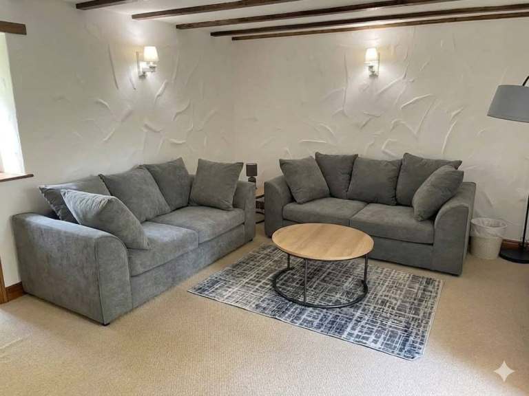 Brand new Grey 3 Seater and 2 Seater Sofa set | 3+2 Sofa Set ~ Cash on Delivery 
