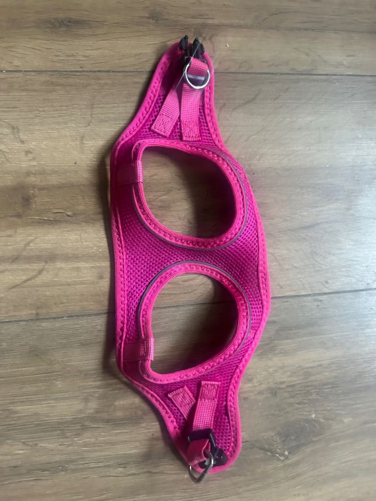 Dog harness pink xs