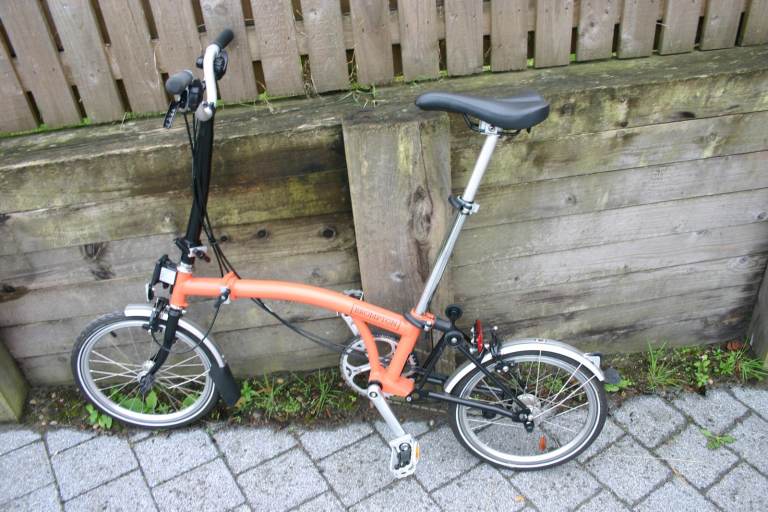 image for Brompton C-line Explore folding bicycle, 6 gears, in good condition