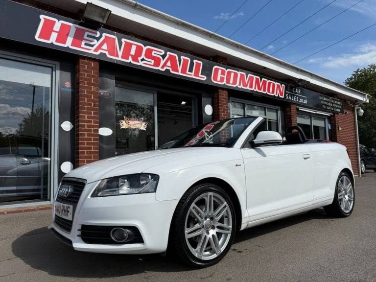 2010 10 AUDI A3 CABRIOLET 1.6 TDI S LINE CONVERTIBLE 2DR DIESEL MANUAL EURO 5