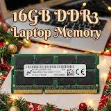 Micron 1x 16GB DDR3L 1600mhz PC3L-12800S Laptop Notebook SODIMM Memory RAM