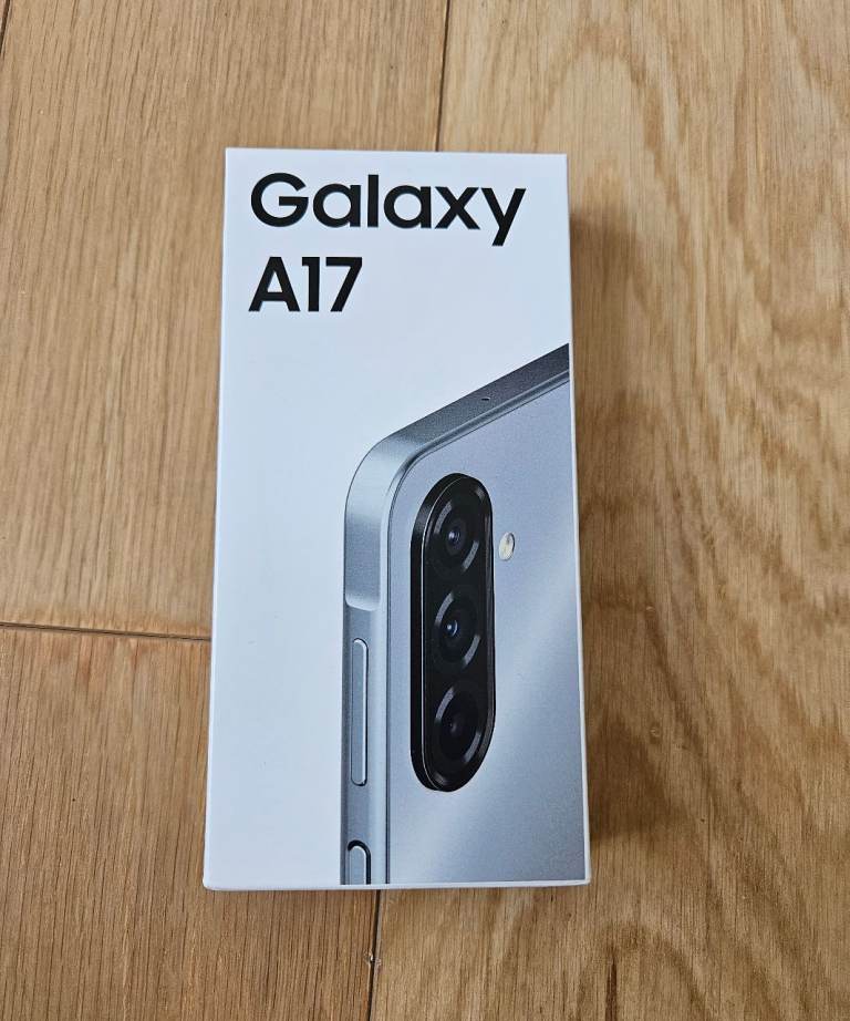 Samsung A17 128gb Dual Sim 4G New sealed. Unlocked to all networks. Gray. RRP 169