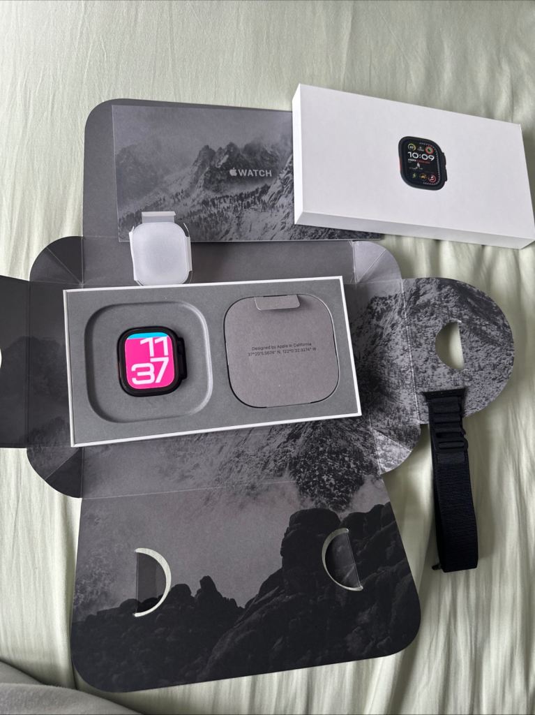 Apple Watch Ultra 2 black full box 100% 🔋