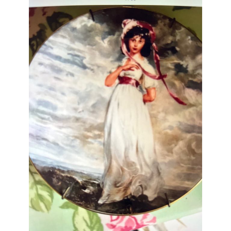 Sir Thomas Lawrence Pinkie Staffordshire china plate