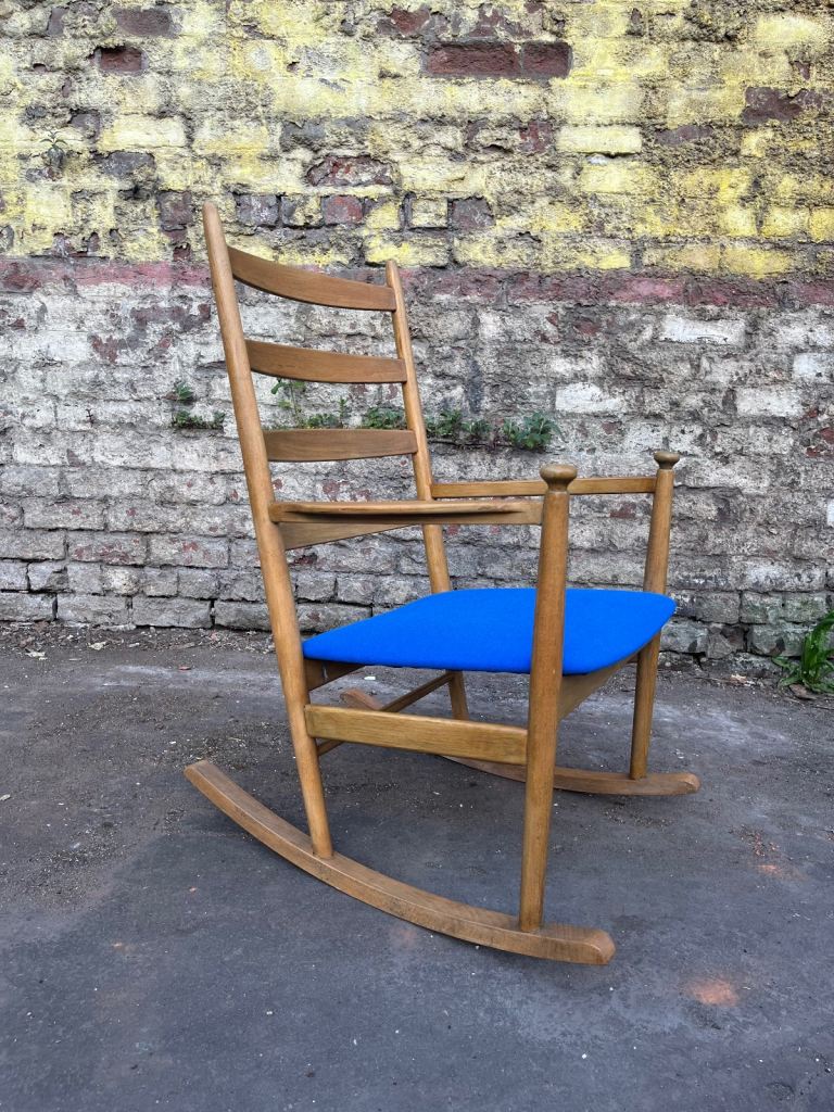 Vintage mid century Danish rocking chair 