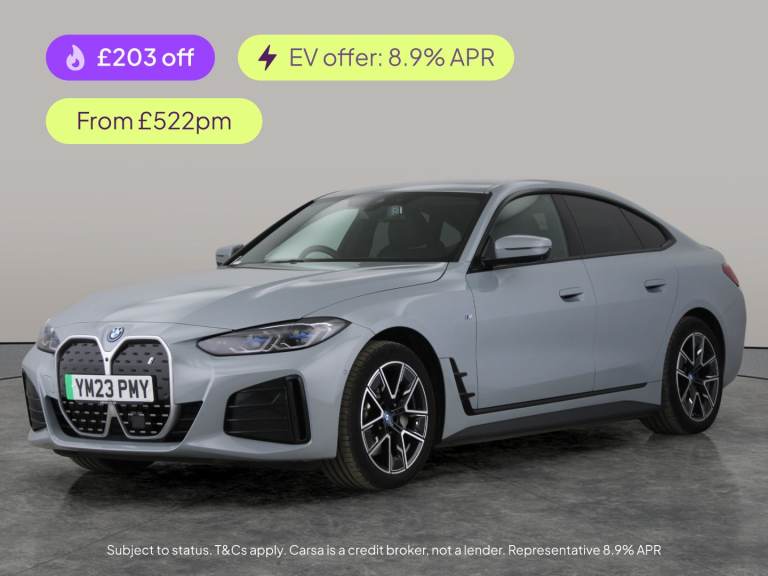 2024 BMW i4 40 83.9kWh M Sport Gran Coupe 5dr Electric Auto eDrive (340 ps) - FRONT LUM Hatchback...