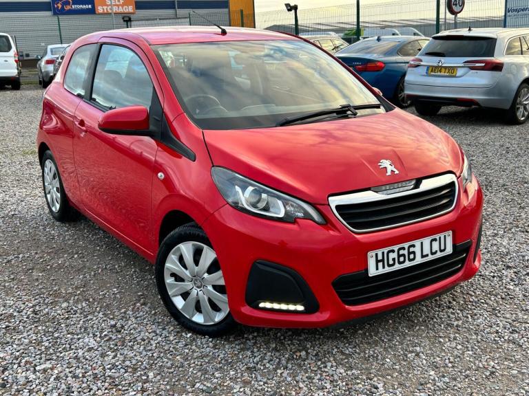 2017 Peugeot 108 1.0 Active Euro 6 3dr HATCHBACK Petrol Manual