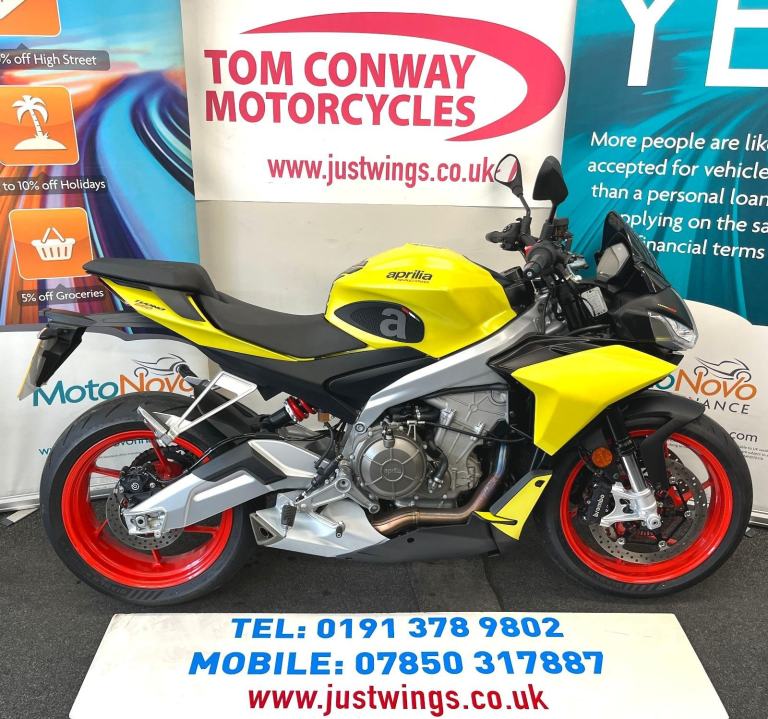 APRILIA TUONO 660, 2024(74), 1,166 MILES, IMMACULATE, MAN  WARRANTY 12/26, £6995