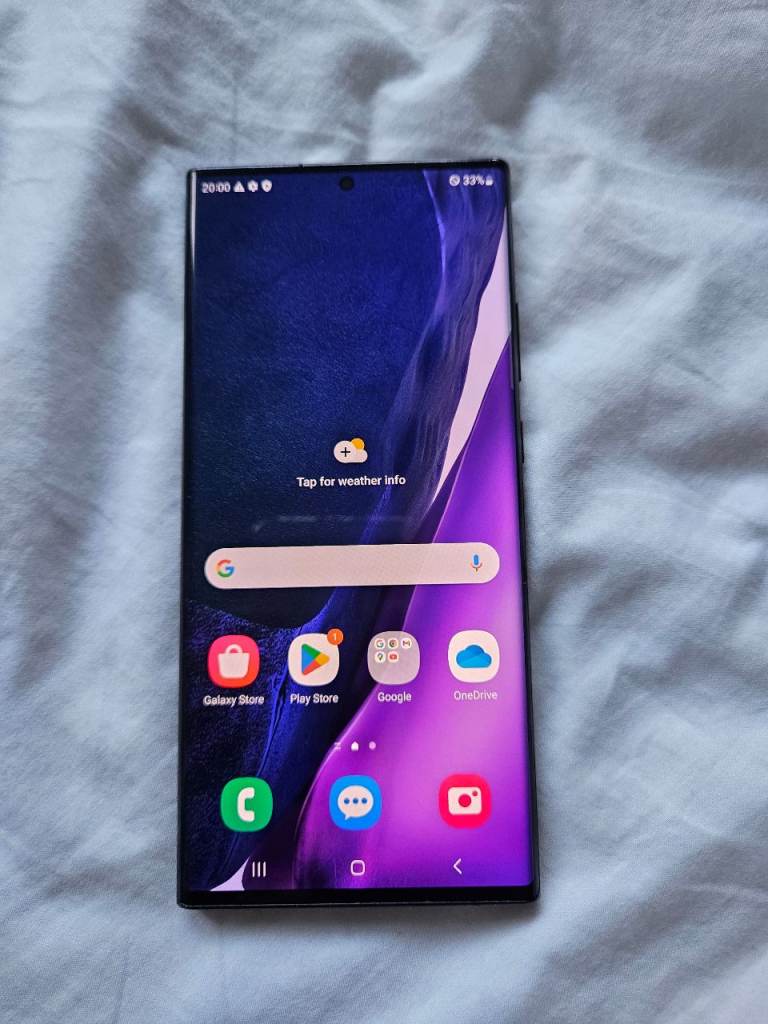 Samsung Galaxy Note 20 Ultra 5G – Black, Good Condition