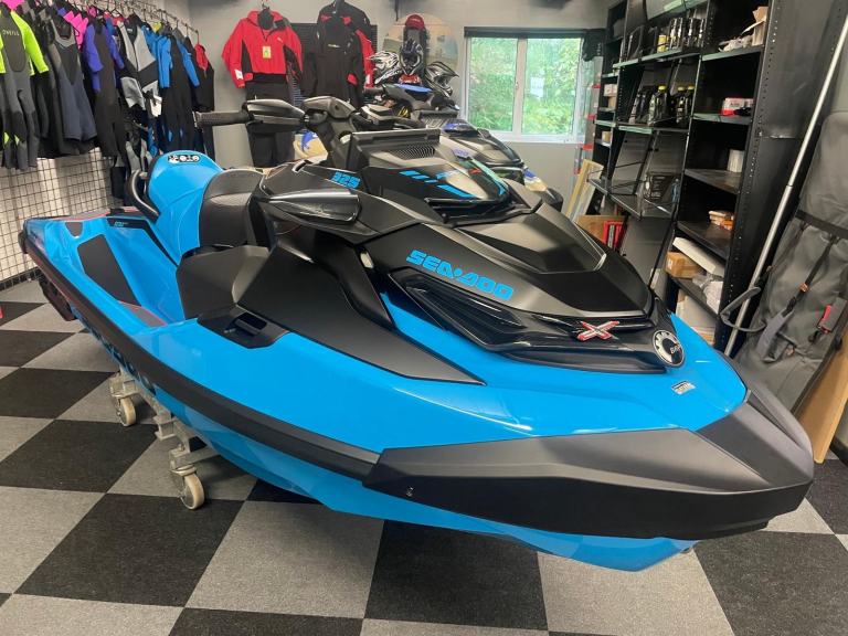 Sea-Doo RXT-X 325 w/ Audio Kit — Gulfstream Blue — 2026