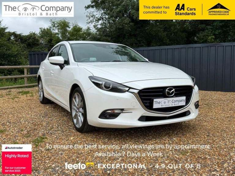 2017 Mazda Mazda3 2.0 SKYACTIV-G Sport Nav Euro 6 (s/s) 5dr HATCHBACK Petrol Manual