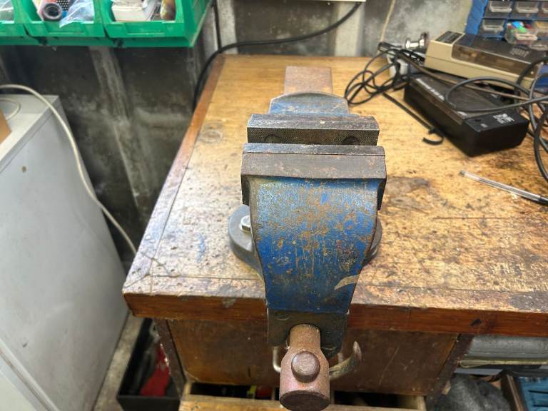 Heavy Duty Bench Vice - Made in England, Blue
