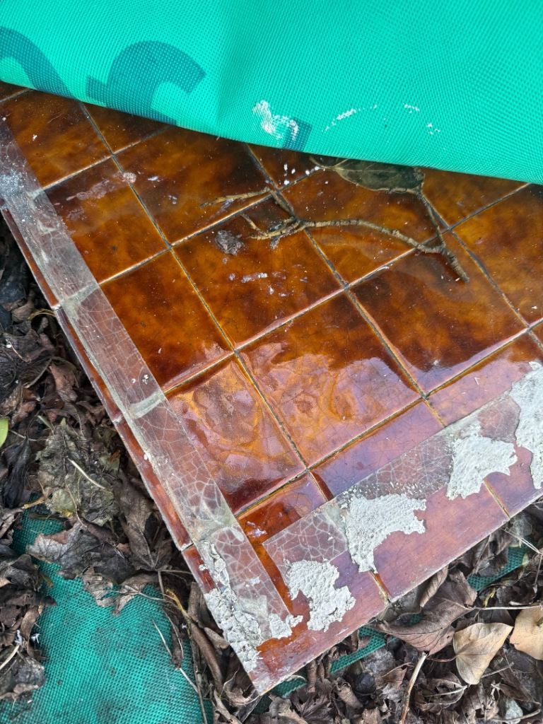 Victorian fire place slate /tiles 