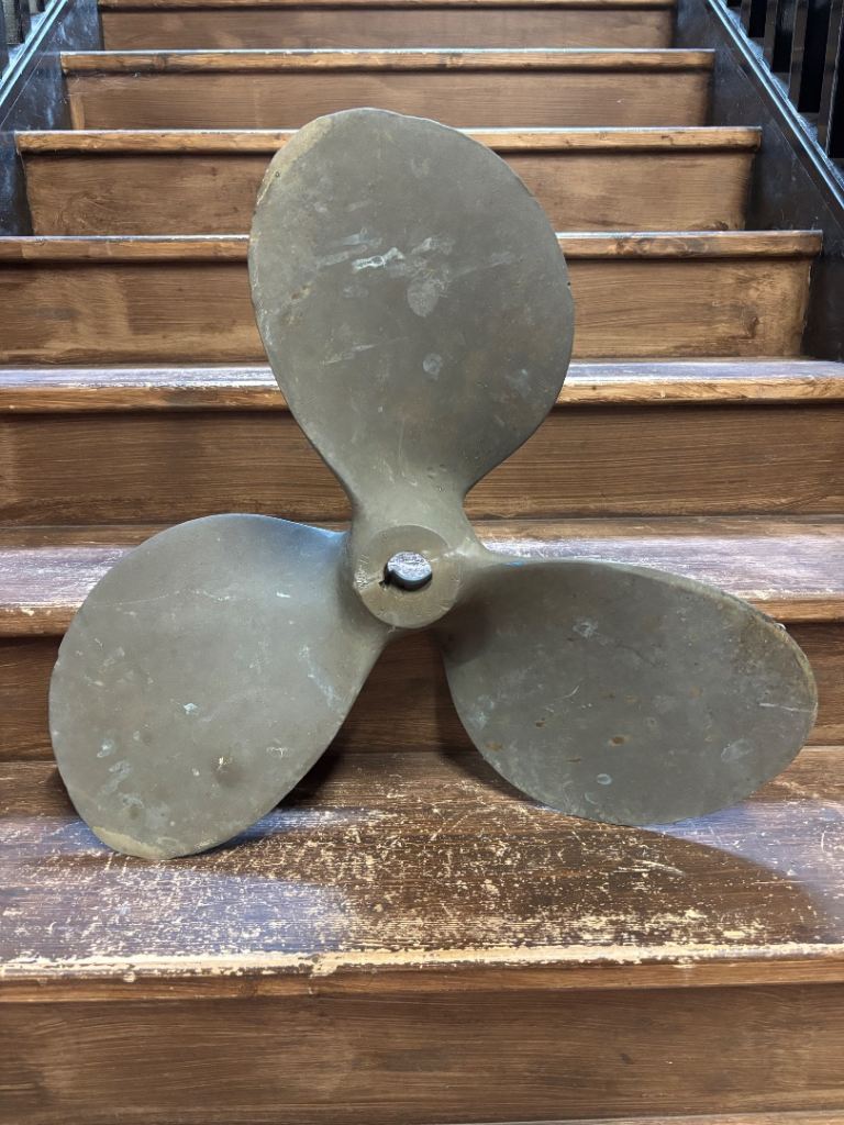 Antique Solid Large Heavy Bronze Ships Propeller