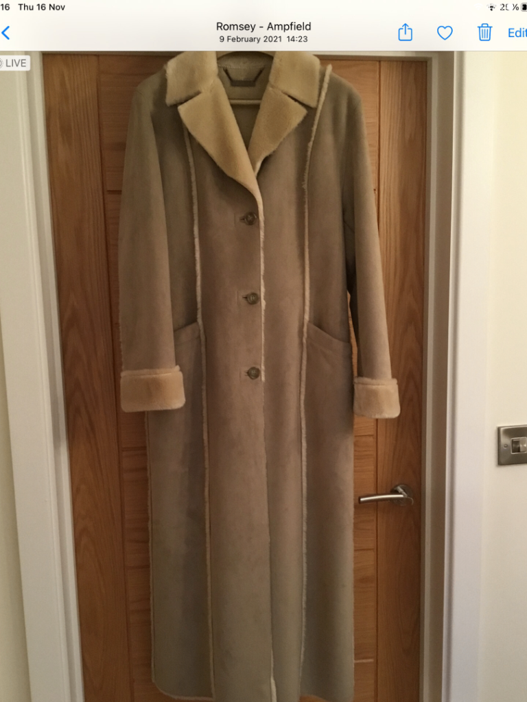 Warm winter ladies lovely maxi coat