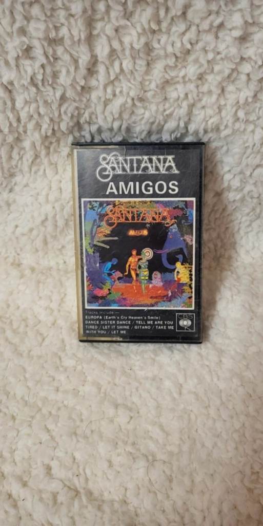 Santana Amigos Cassette Tape