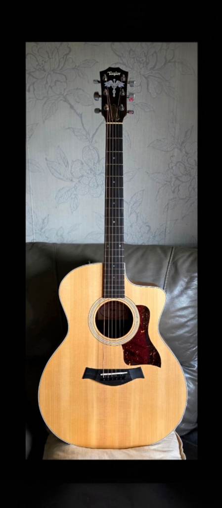 Lovely Taylor Electro Acoustic Guitar 