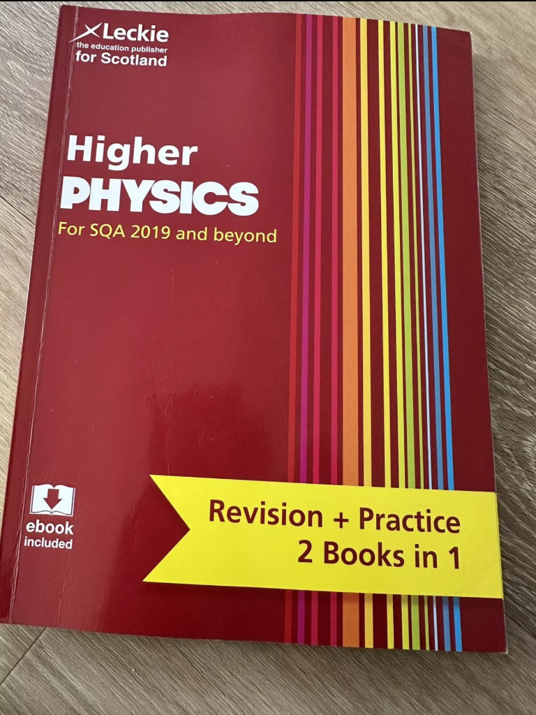 image for Higher Physics Revision & Practice 2 books in 1 - like new