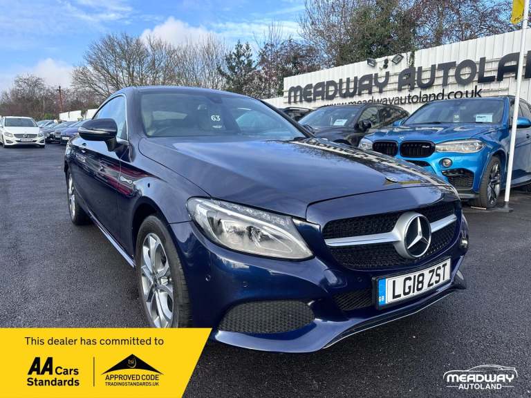 2018 Mercedes-Benz C Class 2.0 C200 Sport (Premium) G-Tronic+ Euro 6 (s/s) 2dr COUPE Petrol Autom...