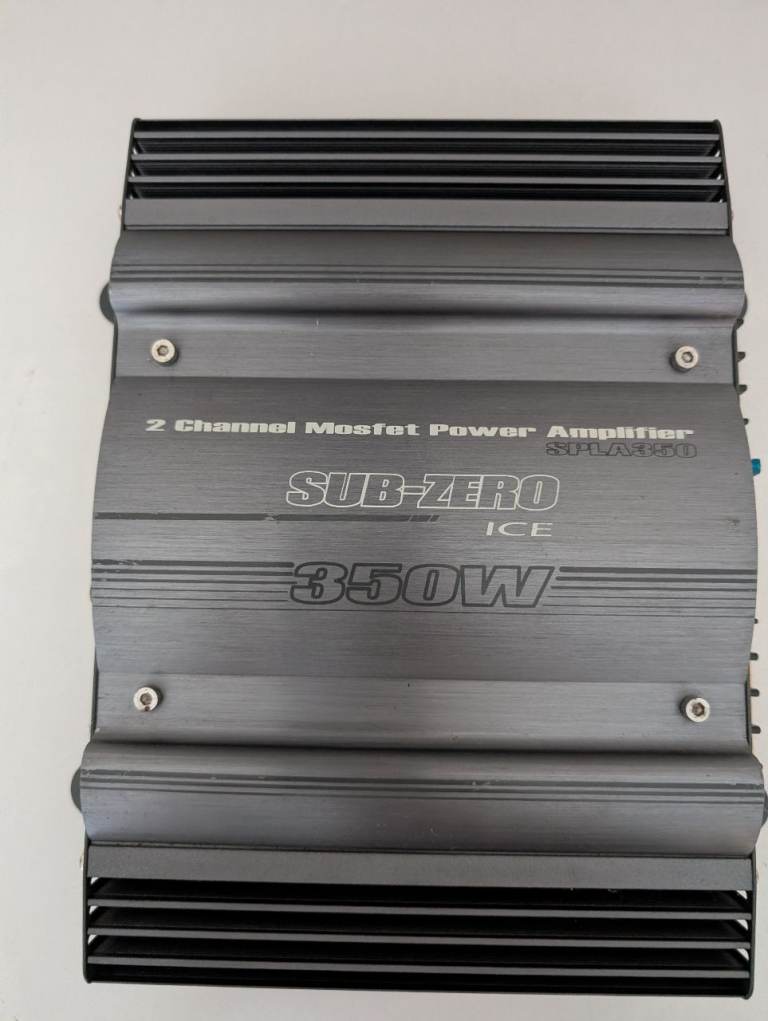 Sub Zero 350W 2 channel MOSFET amp