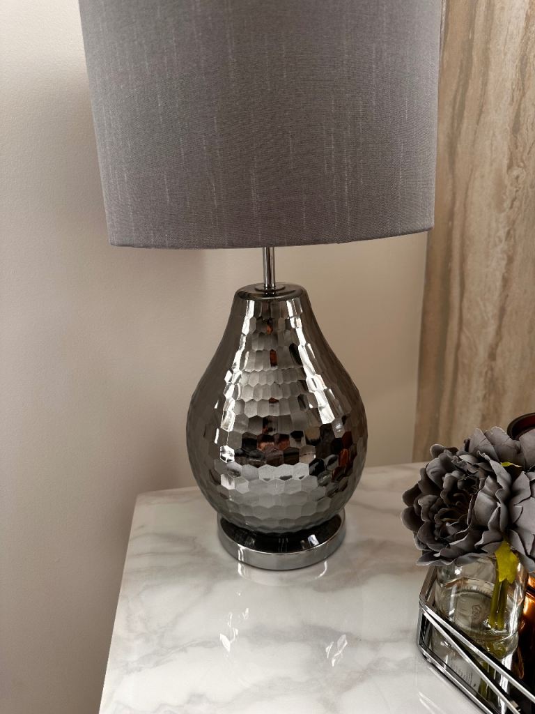 Grey lamp from BHS 