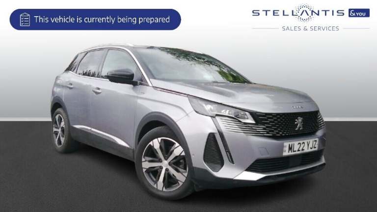 2022 Peugeot 3008 1.2 PureTech GT SUV 5dr Petrol EAT Euro 6 (s/s) (130 ps) SUV Petrol Automatic