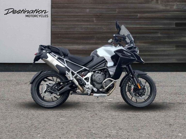 2025 Triumph Tiger 1200 GT EXPLORER STANDARD COLOUR Petrol white 6 Speed