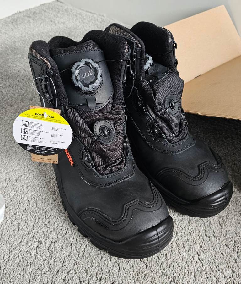 Pezzol BOA Work Boots – Black, Size 42