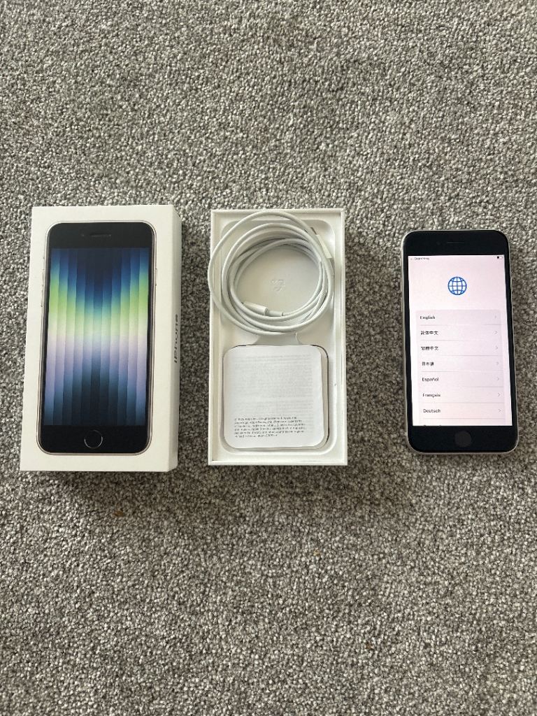 Apple iPhone SE 3rd Gen 64GB - White (Boxed)