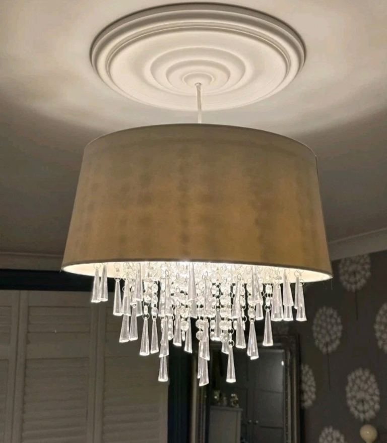 Laura Ashley ceiling lampshades x 2