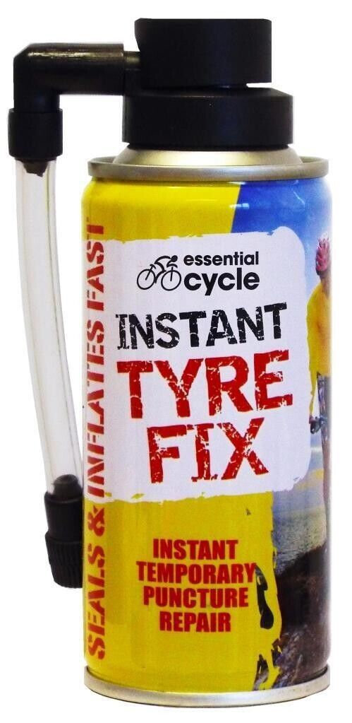 Bicycle Instant Bike Tyre Fix Seals & Inflates Fast Puncture Repair Kit