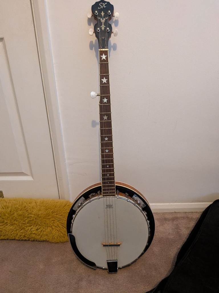 Sx 5 string banjo with gig bag