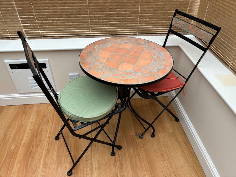 Lovely bistro table and chairs great condition £120 Redcar can deliver locally if required 