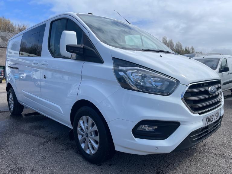2019 FORD TRANSIT CUSTOM CREW CAB 2.0 ECOBLUE LIMITED VAN - NO VAT - PX/FINANCE