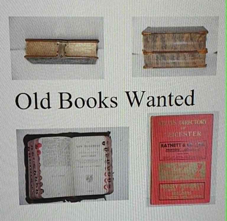 Old Books Wanted