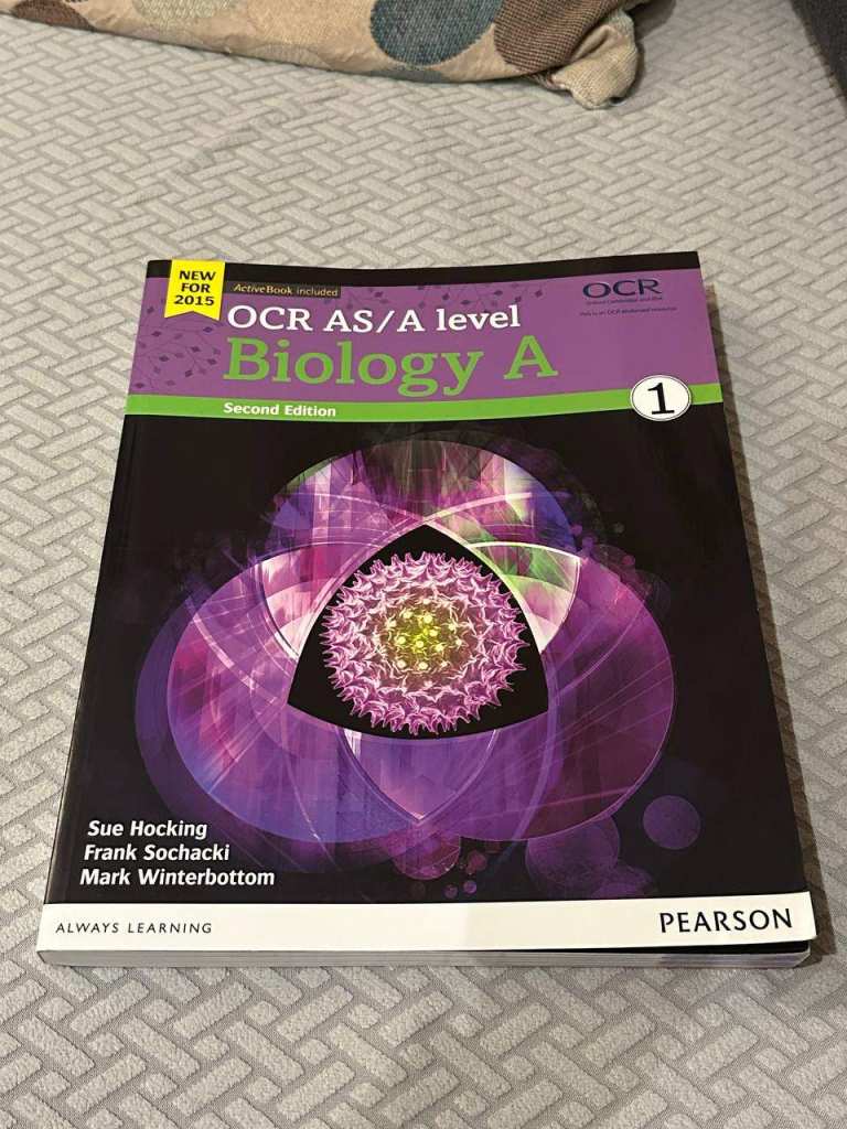 OCR AS/A Level Biology A Student Book 1 (Pearson)