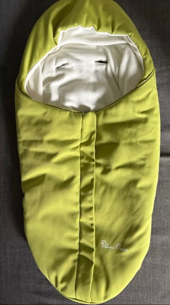 image for silver cross footmuff cosytoes-lime 