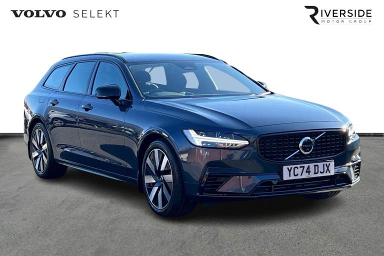 2024 Volvo V90 Plus, T6 AWD Plug-in hybrid, Electric/Petrol, Dark Estate Petrol Automatic
