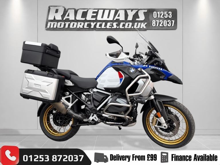 BMW R1250GS ADVENTURE 2019 19 REG 11,960 MILES WHITE USED MOTORCYCLE 1254CC