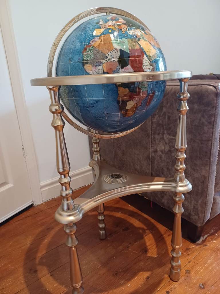 Genuine KALIFANO Gemstone Globe