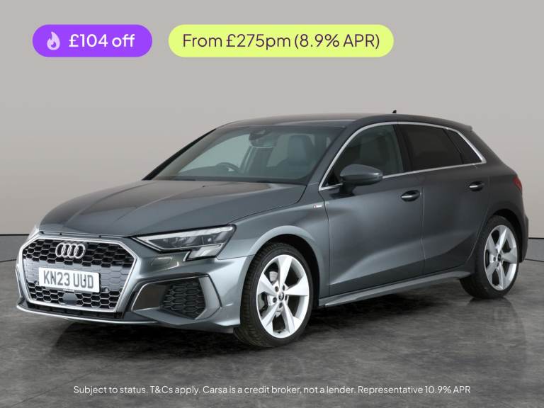 2023 Audi A3 35 TFSI S Line 5dr S Tronic HATCHBACK PETROL Automatic