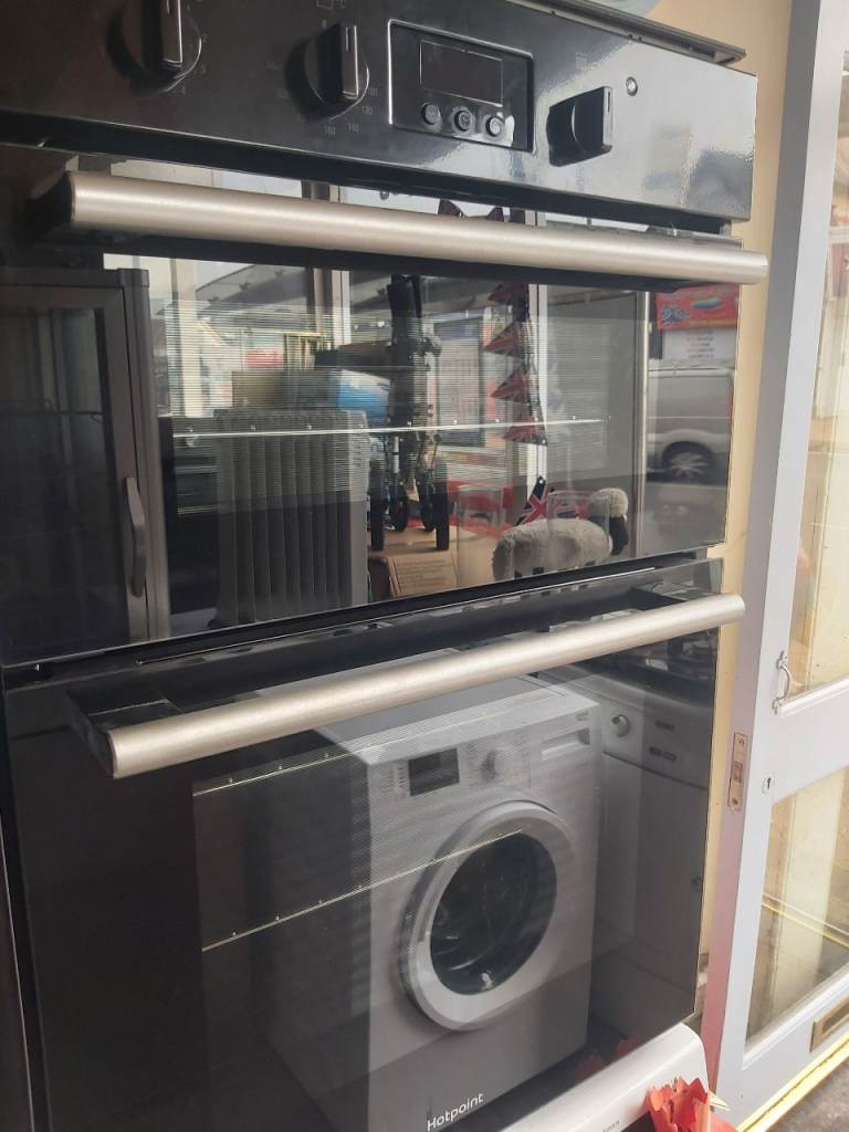 Hotpoint black electric built-in double oven free delivery 