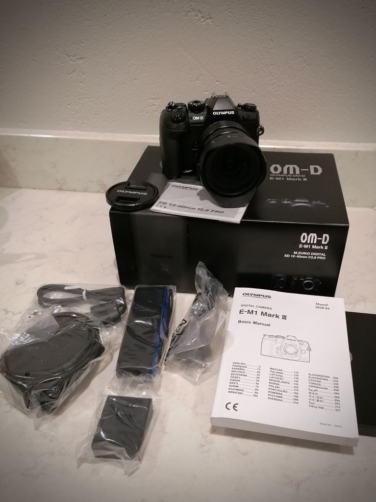 OLYMPUS OM-D E-M1 Mark 111 with 120-40mm F.2.8 Pro Lens.