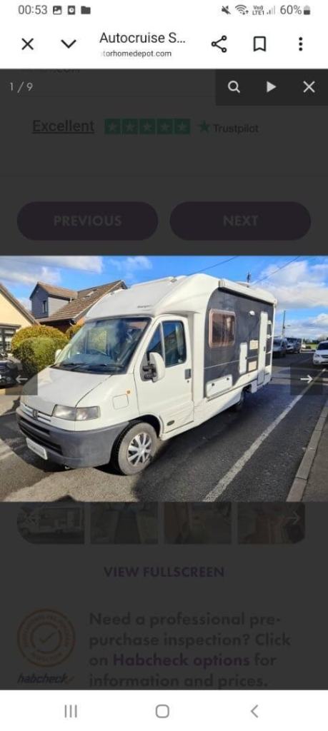 2002 Autocruise Starquest