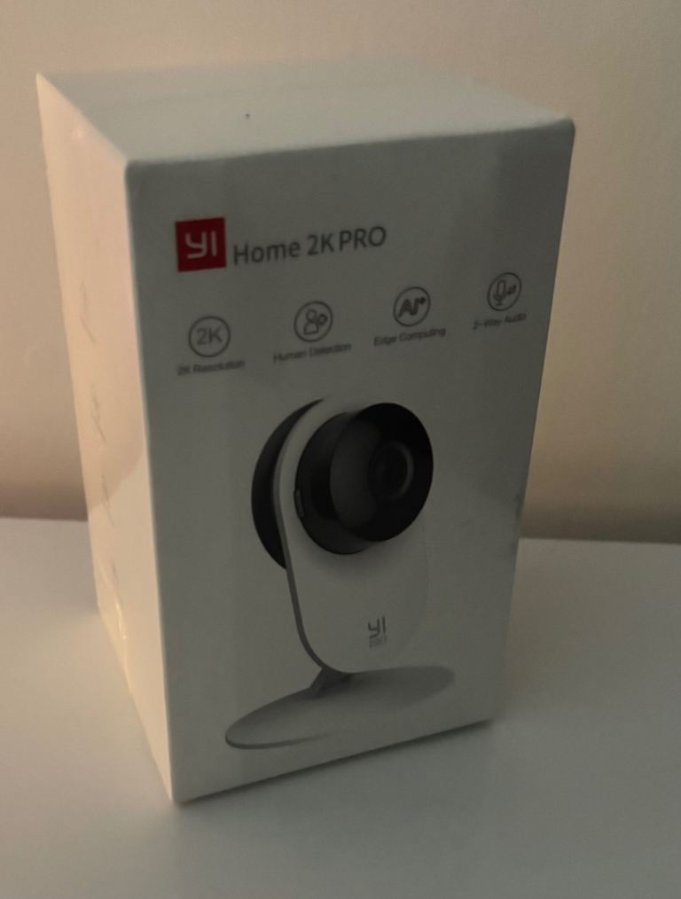 YI Home 2K PRO Smart Security Camera - New, White
