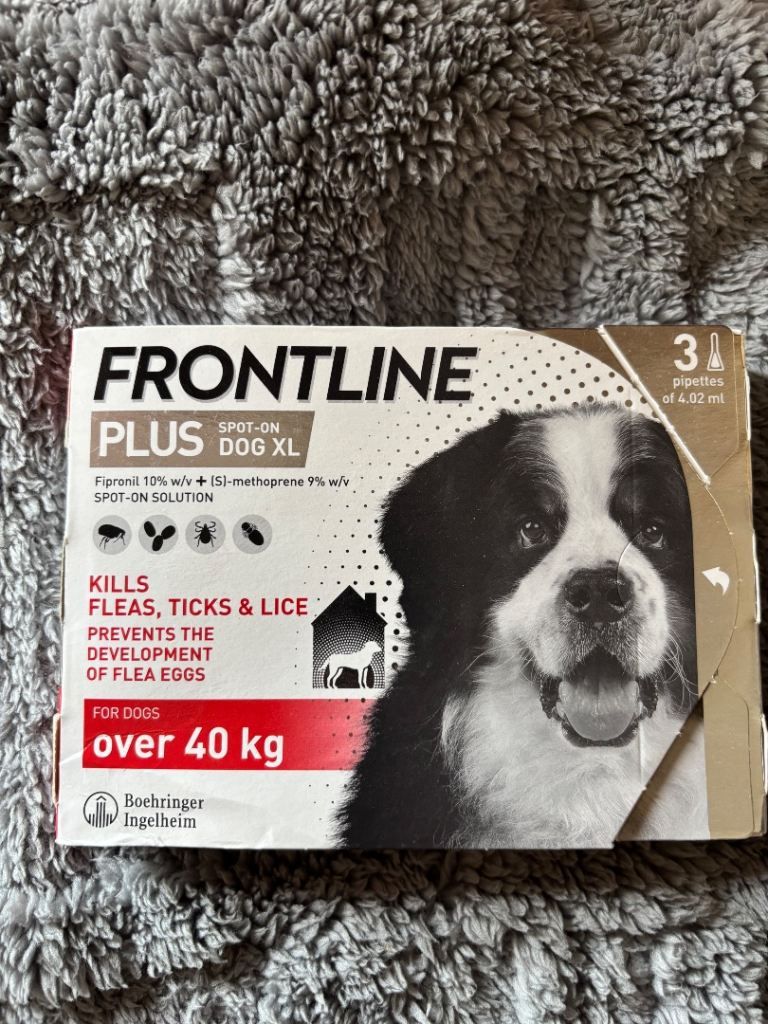 XL Frontline Plus Spot on - 3 pipettes 