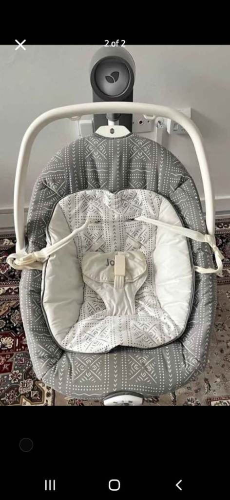 Joie Baby Bouncer + Harmony Folding Baby Bath – £25 – Collection Only