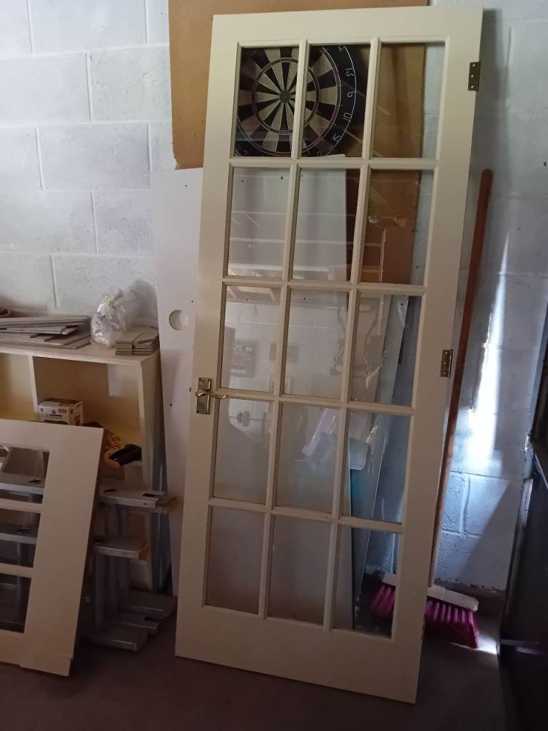 Internal glass panelled doors 