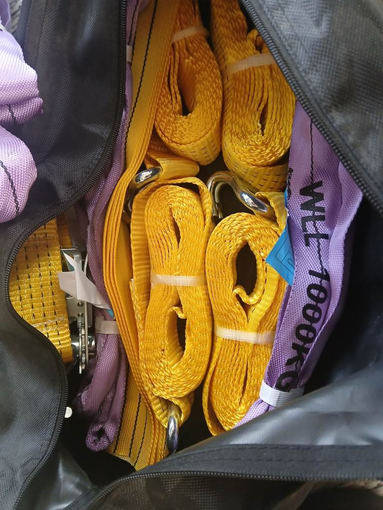 Ratchet strap set x4