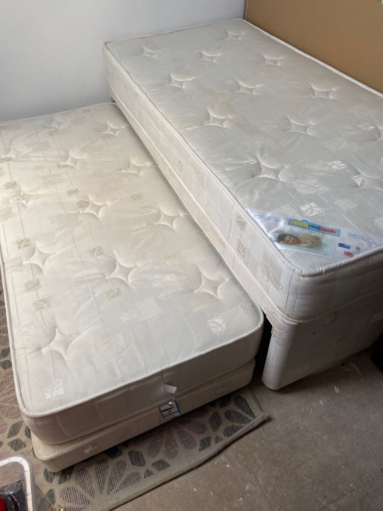 Easyrest Single Day Bed With Pull Out Trundle Bed